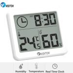 Digital Clock Desk Clock with Temperature & Humidity