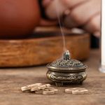 Antique Brass Pocket Incense Burner