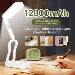 New Reading Desk LED Lamp – Foldable, Dimmable Wall Lamp with Touch & Remote Control, USB Charging